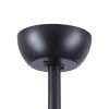 84 in. Integrated LED Farmhouse Indoor/Outdoor Black Smart Ceiling Fan with Remote Control