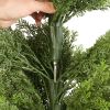 Artificial Topiary Cedar Trees, 48 inch 2 Set Faux Pine Shrubs Plants, Fake Silk Tree Look Real, Easy Assembly for Decor Front Porch Outdoor Patio Ga
