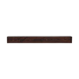 Fireplace Mantel, 60" x 8" x 6", 50 lbs Weight Capacity, Natural Wood Mantel for Over Fireplace, Wall Mounted Floating Farmhouse Shelf, Handcrafted F