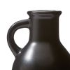 (4 pack)8" Black Ceramic Jug Vase