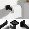 5 Piece Bathroom Towel Bar Set - SUS304 Stainless Steel Bath Towel Holder, 15.7 Inch Towel Racks for Bathroom Wall Mounted