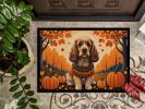 Cocker Spaniel Fall Doormat Front Door Mat Indoor Outdoor Rugs for Entryway, Non Slip Washable Low Pile, 24H X 36W