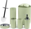 Bathroom Accessories Set Bath Ensemble Includes Soap Dispenser, Toothbrush Holder, Toothbrush Cup