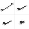 5-Piece Bath Hardware Set with Towel Bar Towel Hook Toilet Paper Holder
