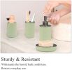 Bathroom Accessories Set Bath Ensemble Includes Soap Dispenser, Toothbrush Holder, Toothbrush Cup