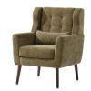 Modern Accent Chair Upholstered Foam Filled Living Room Chairs Comfy Reading Chair Mid Century Modern Chair with Chenille Fabric Lounge Arm Chairs Ar