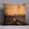 Landscape at Dusk by Van Gogh Cushion