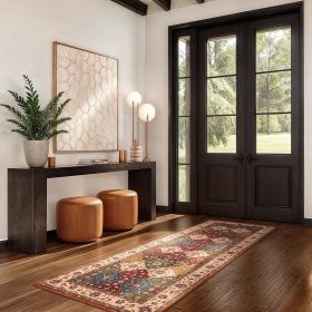 Washable Runner Rug 2x6, Moroccan Faux Wool Runner Rug Non Slip for Hallways Kitchen Entryway Laundry Room Bedroom Bathroom, Low Pile, Kid & Pet Frie (size: RDFGLG60150T)