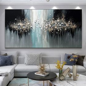 Handmade Oil Painting Abstract Texture Oil Painting On Canvas Large Wall Art Original White Painting Minimalist Art Custom Painting Modern Living Roo (Style: 01, size: 60x120cm)
