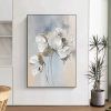 Handmade Oil Painting Fancy Wall Art Personalized Gifts Abstract White Floral Painting On canvas Large Flower Oil Painting Minimalist Modern Living R